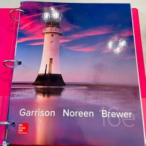 Managerial Accounting Textbook. McGraw Hill